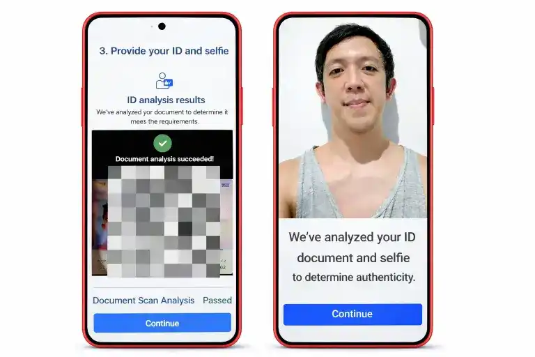 Upload ID and Selfie
