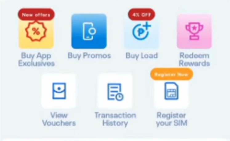 Pasaload TM 9 TM Pasaload GlobeOne App Buy Load home screen