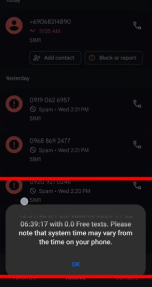 How to Check the TM Balance 4 TM balance check step 4 remaining balance displayed
