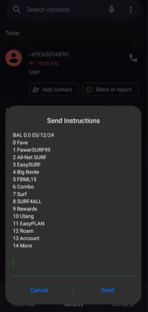 How to Check the TM Balance 2 TM balance check step 2 select My Account menu